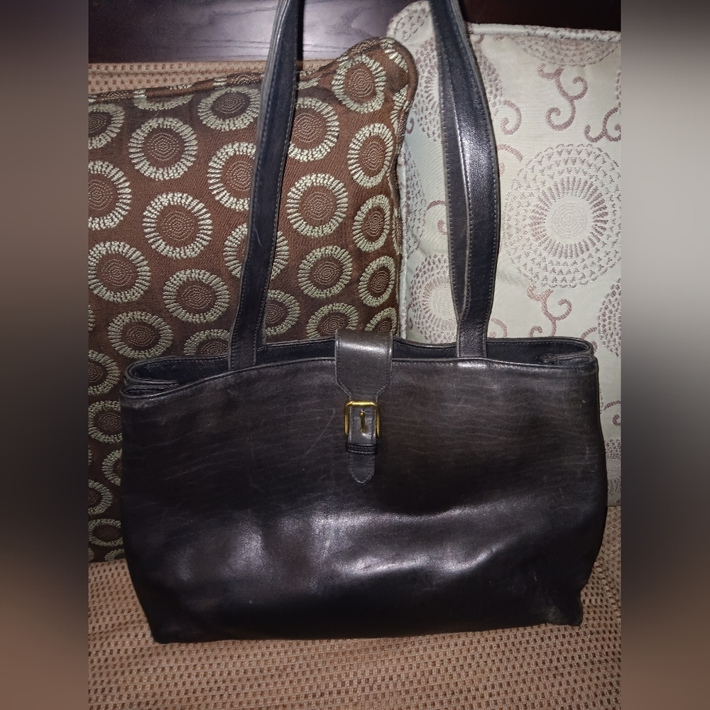 Jack Georges leather tote business bag